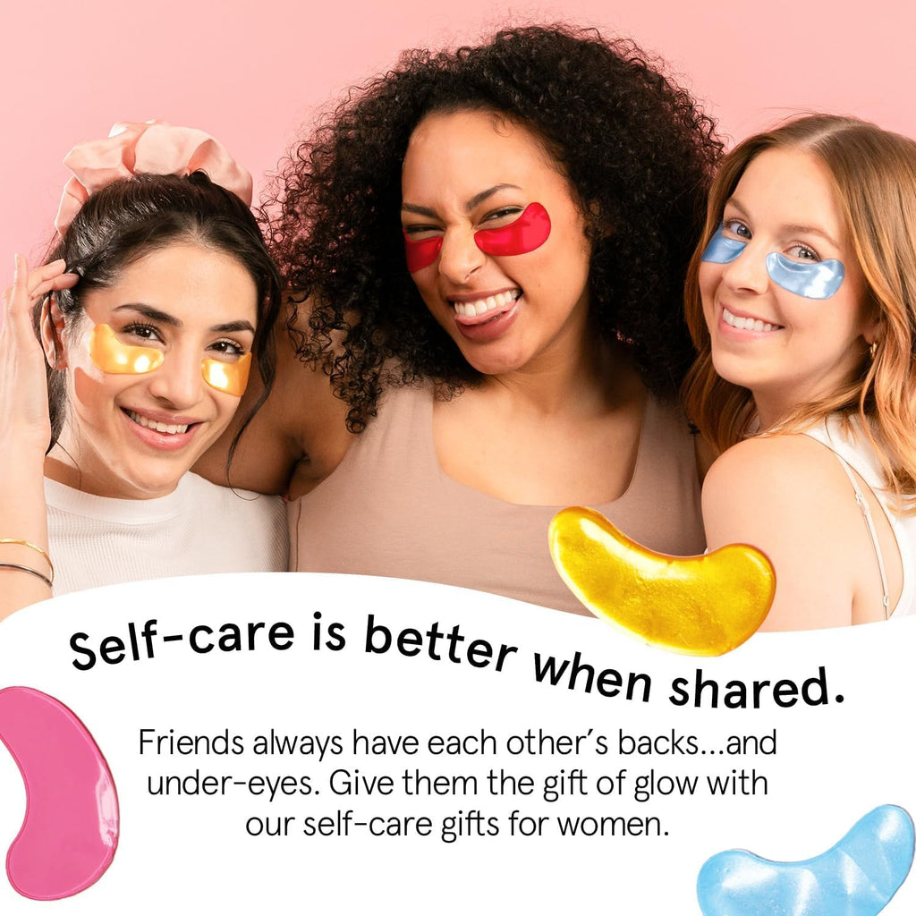 grace & stella Award Winning Under Eye Mask - Birthday Gifts for Women - Gel Eye Patches for Dark Circles, Puffy Eyes, Undereye Bags - Gifts for Mom - Vegan Self Care (24 Pairs, Gold)