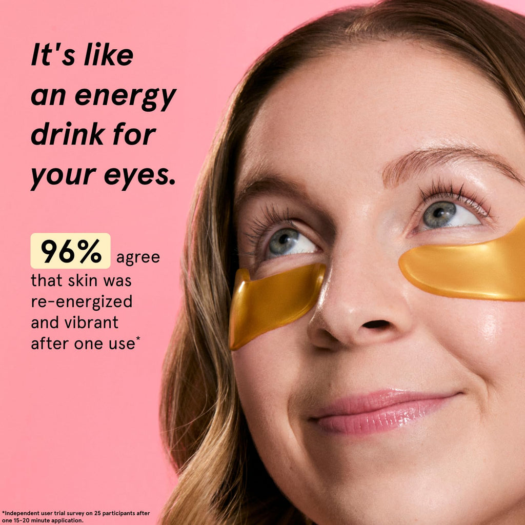 grace & stella Award Winning Under Eye Mask - Birthday Gifts for Women - Gel Eye Patches for Dark Circles, Puffy Eyes, Undereye Bags - Gifts for Mom - Vegan Self Care (24 Pairs, Gold)