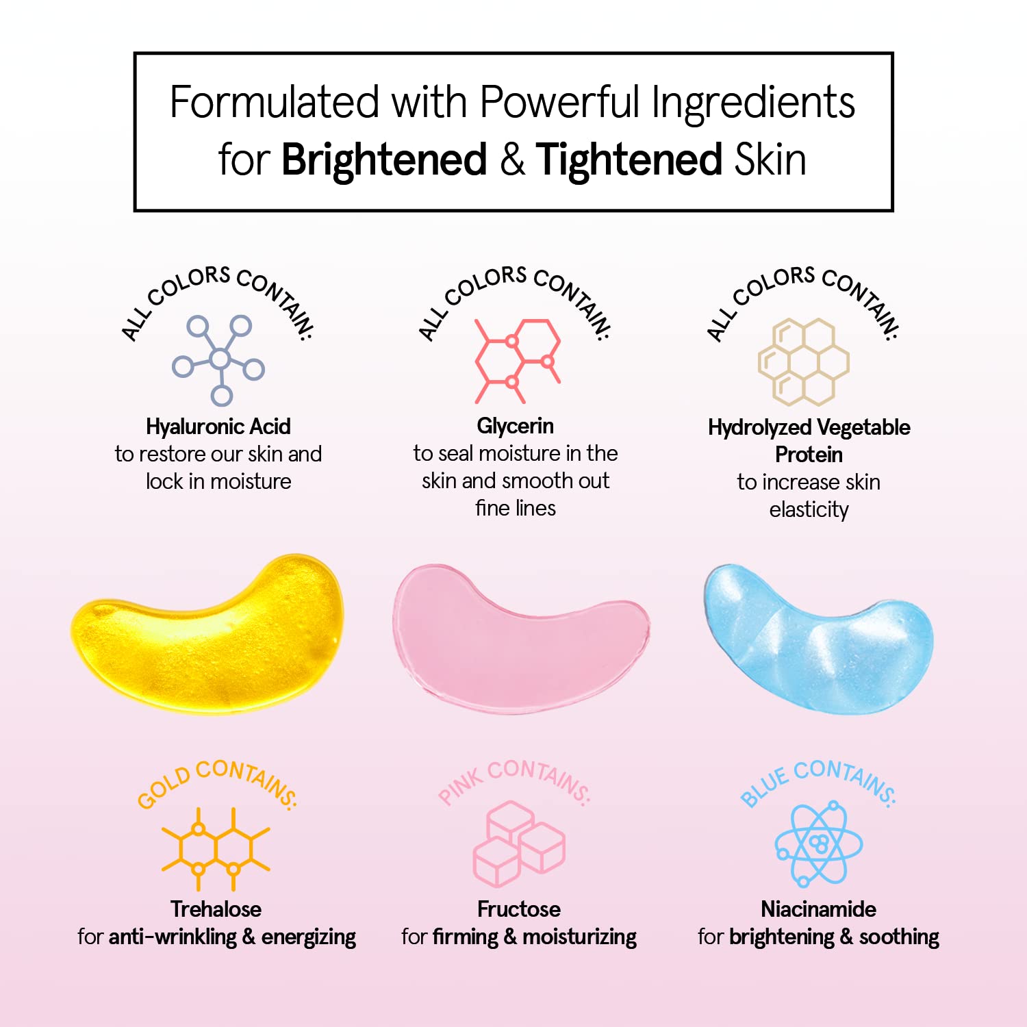 grace & stella Award Winning Under Eye Mask - Birthday Gifts for Women - Gel Eye Patches for Dark Circles, Puffy Eyes, Undereye Bags - Gifts for Mom - Vegan Self Care (24 Pairs, Gold)