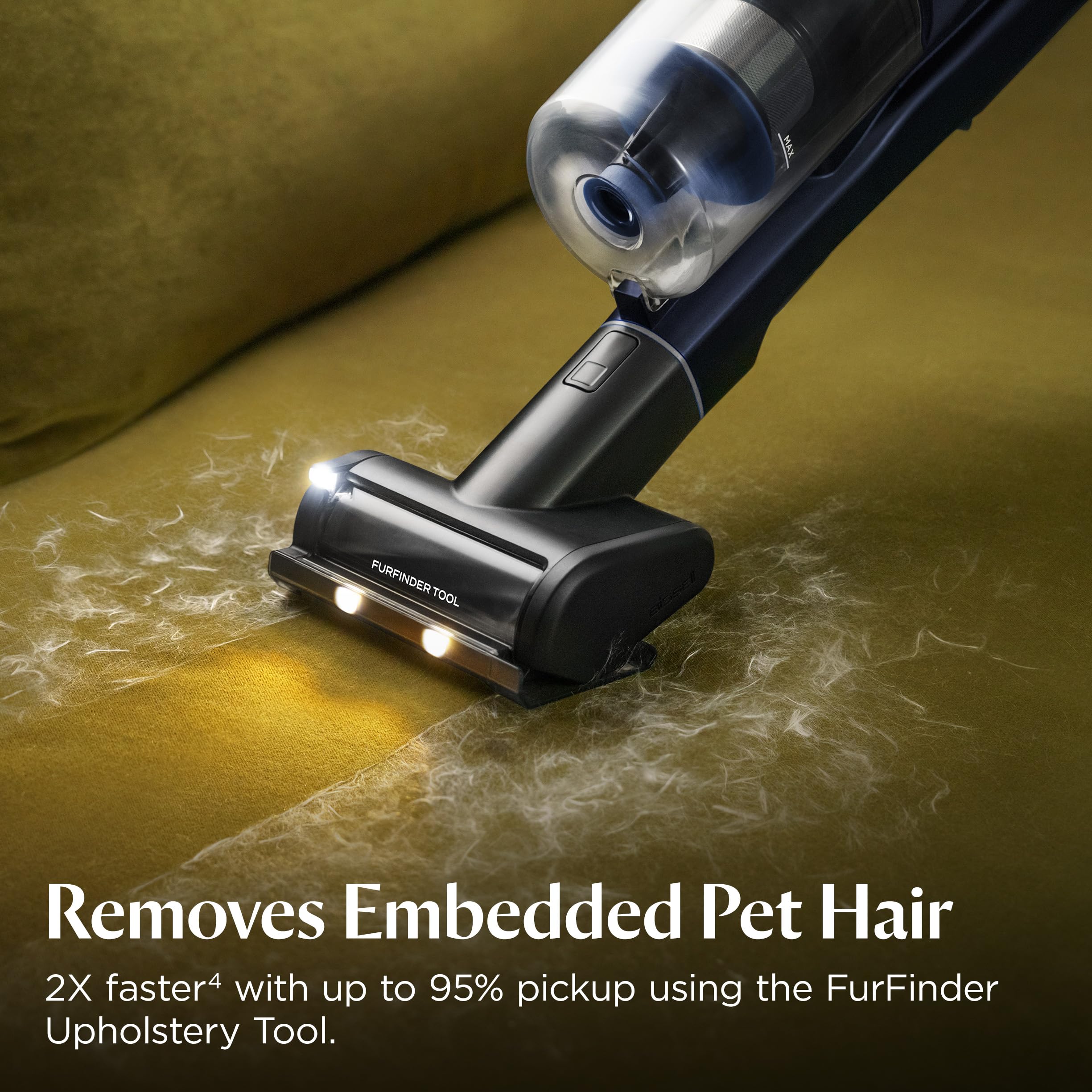 Bissell PowerClean DualBrush 280W Self-Standing Cordless Vacuum, DualBrush & AutoAdapt Tech, Self-Cleaning Brush Roll, Strong Suction, Removeable Battery, Upholstery Tool & Bright Headlights, 4196K